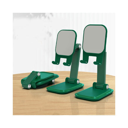 Foldable Cell Phone Stand for Desk Height Angle Adjustable Portable Desktop cellphone Stand Holder