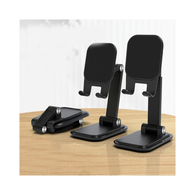 Foldable Cell Phone Stand for Desk Height Angle Adjustable Portable Desktop cellphone Stand Holder