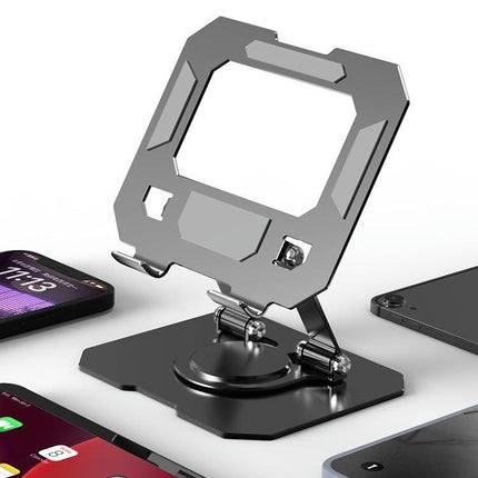 Tablet Stand Holder for Desk with 360¡ãRotating Base Adjustable Mental Ipad Phone Holder for Desktop