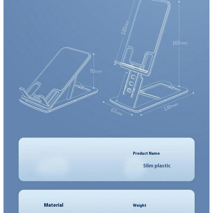 Creative Folding Desktop Mobile Phone Stand Ultra-Thin Portable Adjustable Lazy Holder