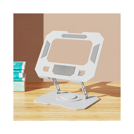 Tablet for Desk Swivel Stand - with 360 Rotating Base Alloy Foldable Desktop Stand Holder