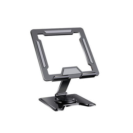 Rotating Tablet Stand for Desk Angle Adjustable Alloy Foldable Dock Portable Tablet Phone Holder