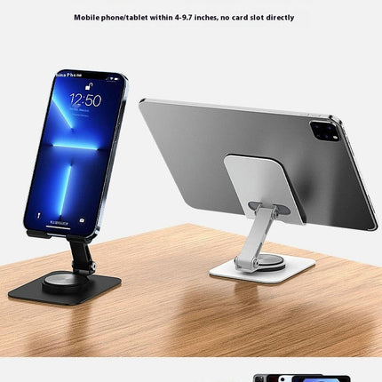 Rotating Adjustable Holder Made of Metal Foldable Desktop Phone Holder Suitable for Phone Pad