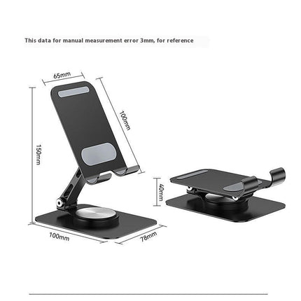 Rotating Adjustable Holder Made of Metal Foldable Desktop Phone Holder Suitable for Phone Pad