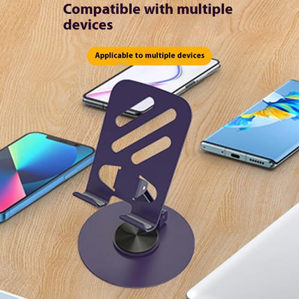 Rotating Adjustable Phone Holder Made of Metal Foldable Desktop Phone Holder