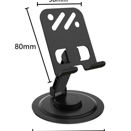 Rotatable Phone Holder - for Desk Alloy Desktop Phone Stand Compatible with Phone Tablet