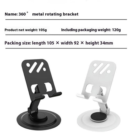 Rotatable Phone Holder - for Desk Alloy Desktop Phone Stand Compatible with Phone Tablet