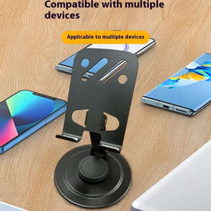 Rotatable Phone Holder - for Desk Alloy Desktop Phone Stand Compatible with Phone Tablet