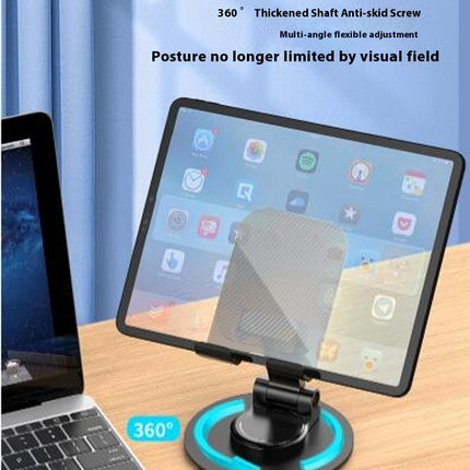 Folding Stand for Desk - 360 Rotating Adjustable View Angle Portable Mobile Phone Holder