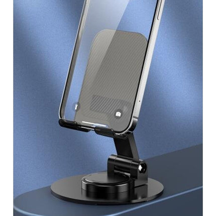 Folding Stand for Desk - 360 Rotating Adjustable View Angle Portable Mobile Phone Holder