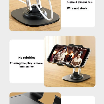 Phone Stand for Desk - Rotating Adjustable for Desk Rotating Stable Desktop Mobile Phone Holder