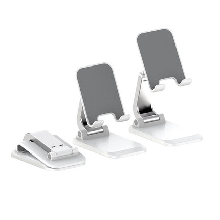 Rotating Phone Stand with Adjustable Height and Foldable Design - Compatible with Phone and Tablet