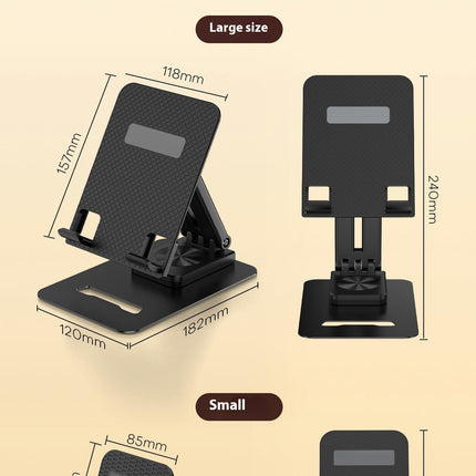 Fully Adjustable Foldable Desktop Phone Holder Base Foldable Desktop Cell Phone Stands