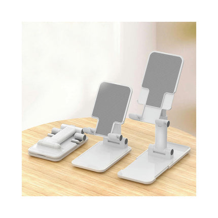 Height Adjustable Cell Phone Stand for Desk Thick Case Friendly Portable Phone Stand