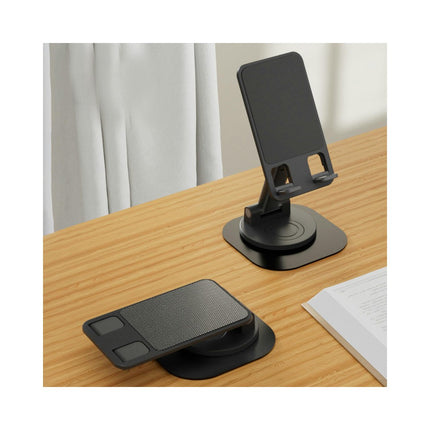 Rotating Adjustable Height and Angle Desktop Cell Phone Stand for Tablets Phones