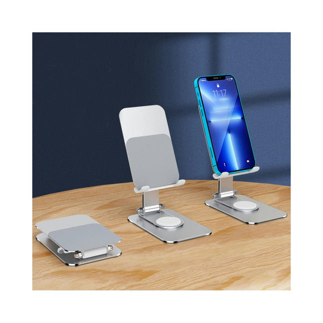 Rotatable for Desk Aluminum Alloy Desktop Phone Stand - Compatible with Phone Tablets