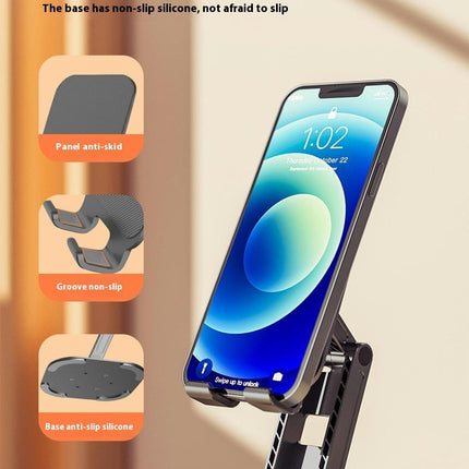 Desktop Adjustable Portable Rotating Foldable Multi-Angle Cell Phone Stand