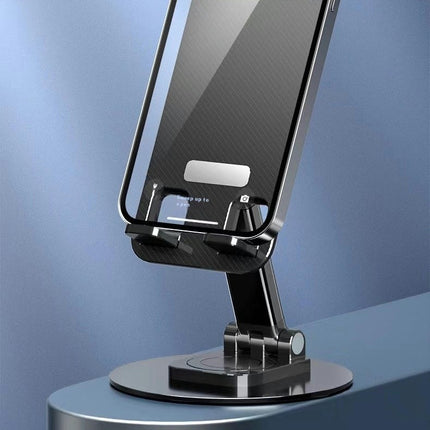 Adjustable Angle Phone Stand Anti-Slip Base Phone Holder degree Rotation Folding Desktop Stand