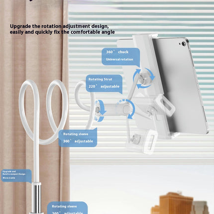 Gooseneck Phone Holder for Bed 360¡ã Rotate Support Rod One-Hand Adjustable Cell Phone Holder