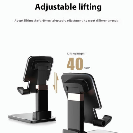 Desktop Folding Phone Holder Fully Foldable Adjustable Mobile Phone Tablet Holder