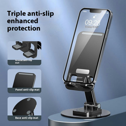 Rotating Folding Mobile Phone Stand - Stable and Adjustable Perfect for Phones and Tablets