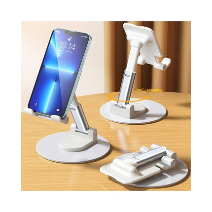 Rotating Folding Mobile Phone Stand - Stable and Adjustable Perfect for Phones and Tablets