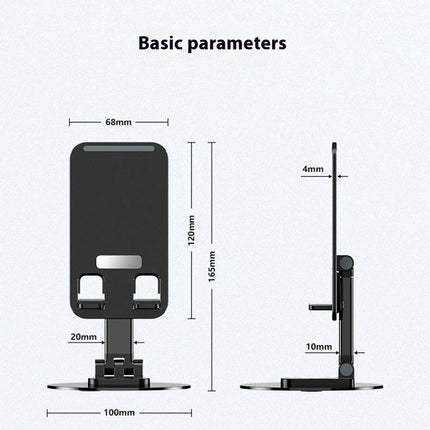 Rotating Folding Mobile Phone Stand - Stable and Adjustable Perfect for Phones and Tablets