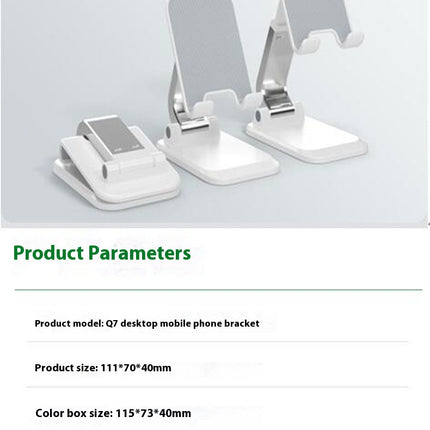 Height Adjustable Cell Phone Stand - for Desk Rotating Holder Portable Phone Stand