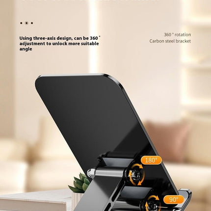 Cell Phone Stand for Desk/Bed Rotating Phone Stand Adjustable Foldable Cell Phone Holder