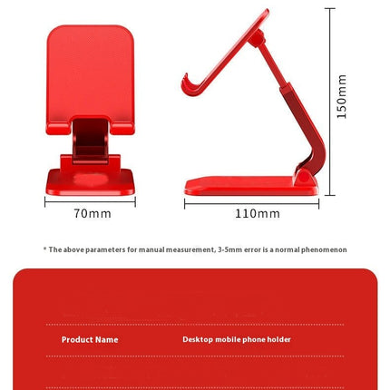 Adjustable Cell Phone Stands for Desk Folding Phone Holder with Stable Base