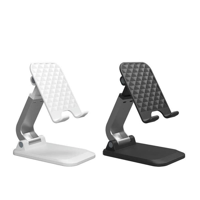 Foldable Cell Phone Stand Holder - for Desk Adjustable Height CellPhone Stand Holder