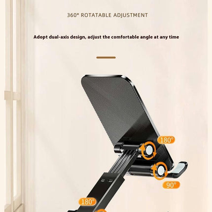 Rotatable Collapsible Telescopic Bracket Fully Adjustable Foldable Desktop Phone Holder