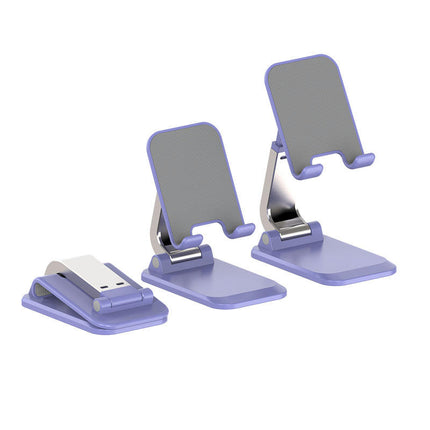 Folding Cell Phone Stand - for Desk Adjustable in Height and Angle Phone Holder