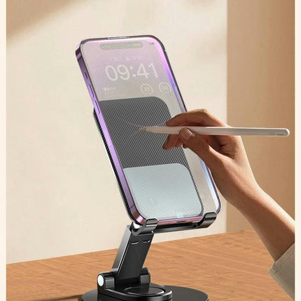 Adjustable Angle & Height Mobile Phone Holder Cute Foldable Compact Desk Mount