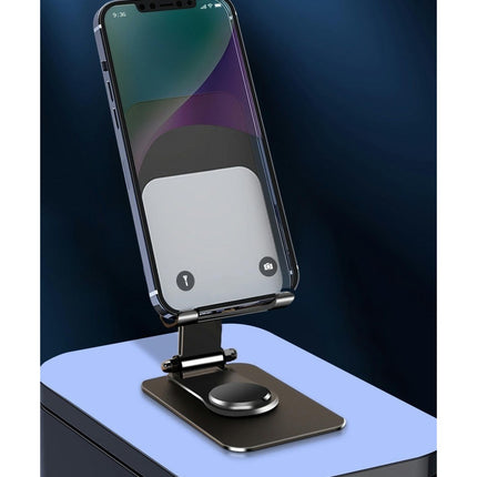 Adjustable Angle Height Phone Stand for Desk - Fully Foldabl Portable Phone Holder