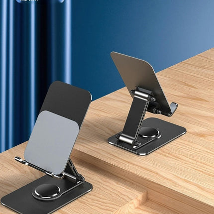 Adjustable Angle Height Phone Stand for Desk - Fully Foldabl Portable Phone Holder