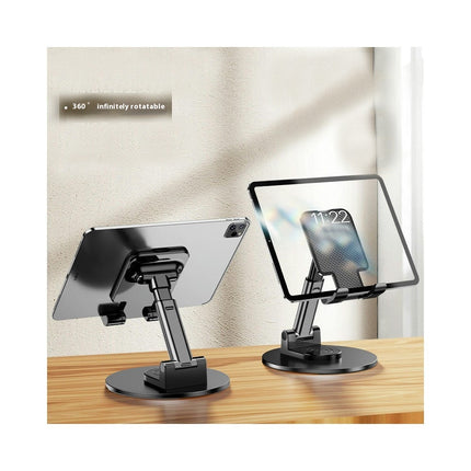 Rotating Desktop Phone Holder Made of Metal - Foldable Desktop Phone Holder