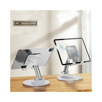 Rotating Desktop Phone Holder Made of Metal - Foldable Desktop Phone Holder