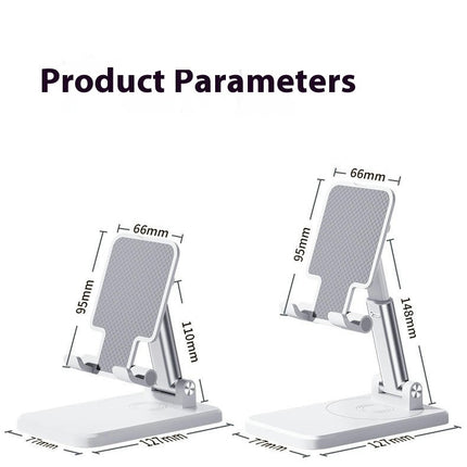 Folding Cell Phone Stand Fully Adjustable Foldable Desktop Dock 360¡ã Rotating Phone Holder