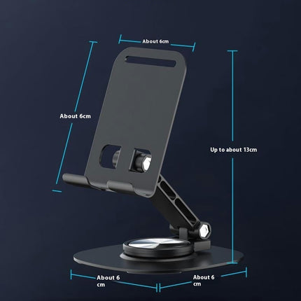 Rotatable Cell Phone Stand Collapsible Telescopic Bracket Fully Adjustable Desktop Phone Holder