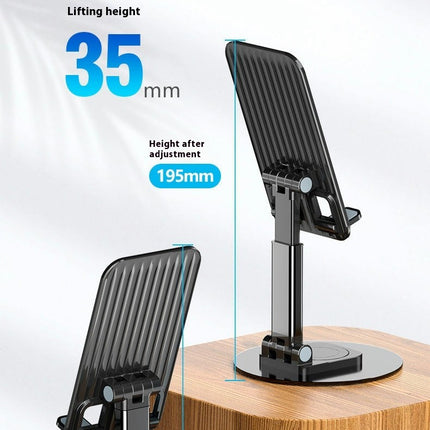 Foldable Cell Phone Stand - for Desk 360¡ã Stand Fully Adjustable Multi-Angle Non-Slip Metal Base