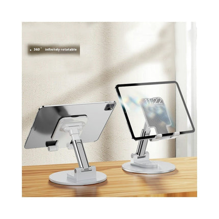 Foldable Cell Phone Stand - for Desk 360¡ã Stand Fully Adjustable Multi-Angle Non-Slip Metal Base