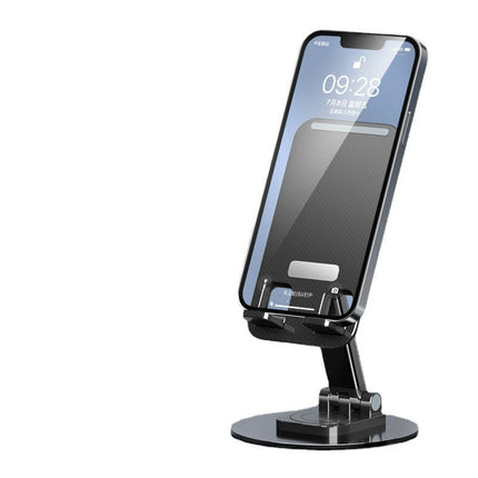 Foldable Cell Phone Stand - for Desk 360¡ã Stand Fully Adjustable Multi-Angle Non-Slip Metal Base