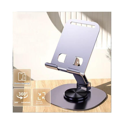 Rotating Cell Phone Stand for Desk Tablet Stand Office Desktop Mobile Phone for Holder