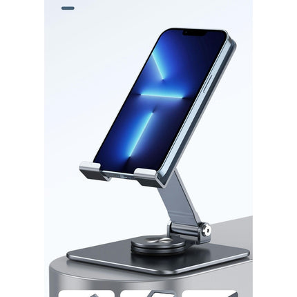 360 Degree Rotating Phone Desktop Stand Adjustable Holder - Made of Aluminum Alloy