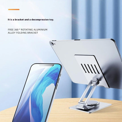 360¡ãRotating Cell Phone Stand for Desk Portable & Foldable Phone Holder for Office & Home