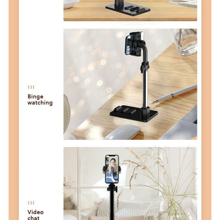 Extendable Selfie Stand Phone Live Streaming Holder-for Phone Stand for Desk