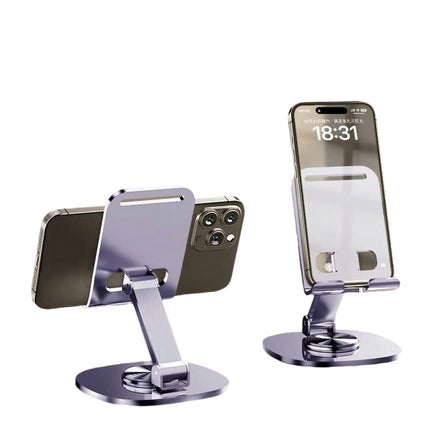 Rotating Phone Desktop Stand Adjustable Foldable Desktop Phone Holder