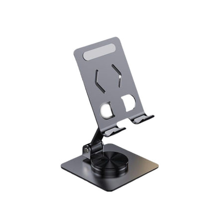 Rotatable Cell Phone Stand for Desk-Foldable and Adjustable Metal Phone Holder