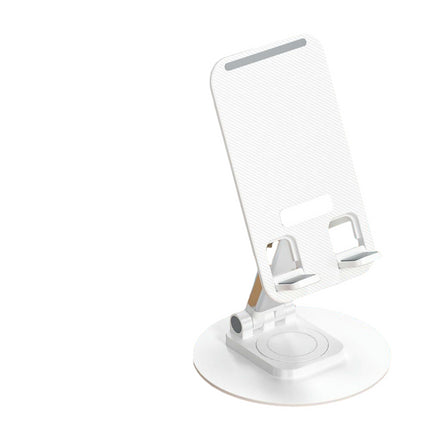 Rotatable Cell Phone Stand for Desk-Foldable and Adjustable Metal Phone Holder